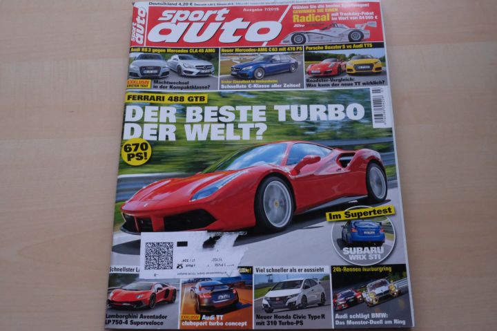 Deckblatt Sport Auto (07/2015)